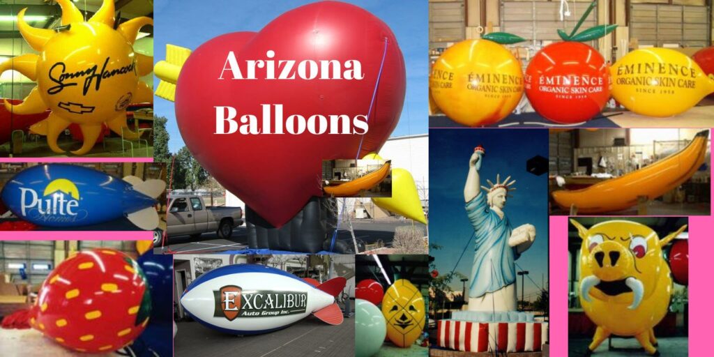 Oklahoma City Advertising Balloons Collage